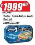Supermercados Comodin Gomes da costa - sardinas aceite veg oferta
