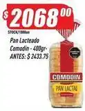 Supermercados Comodin Comodin - pan lacteado oferta