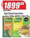 Supermercados Comodin Knorr - sopa casera/crema oferta