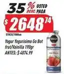 Supermercados Comodin Yogurísimo - yogur yogurtisimo go bot frut/vainilla oferta