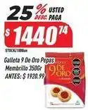 Supermercados Comodin 9 de oro - galleta pepas oferta