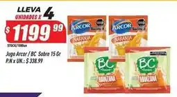 Supermercados Comodin Arcor - jugo / bc sobre oferta