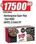 Supermercados Comodin Paty - hamburguesa super oferta