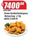 Supermercados Comodin Formas surtidas/hamburguesa merluza cong oferta