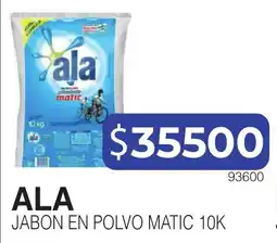 Masivos Ala jabon en polvo matic 10k oferta
