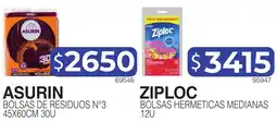 Masivos Asurin bolsas de residuos n°3 oferta