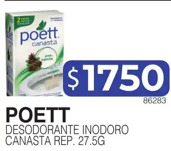 Poett desodorante inodoro canasta rep