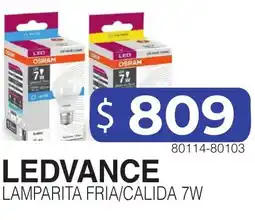 Masivos Ledvance lamparita fria/calida 7w oferta