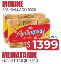 Masivos Morixe pan rallado oferta