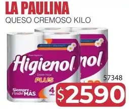 Masivos Higienol papel higienico doble hoja plus oferta