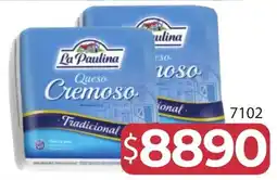 Masivos La Paulina queso cremoso tradicional oferta