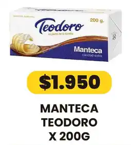 Autoservicio Capo Teodoro manteca oferta