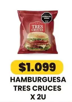 Autoservicio Capo Tres cruces hamburguesa oferta