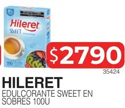 Masivos Hileret edulcorante sweet en sobres oferta