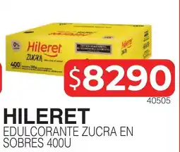 Masivos Hileret edulcorante zucra en sobres oferta