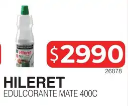 Masivos Hileret edulcorante mate 400c oferta