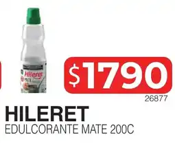 Masivos Hileret edulcorante mate 200c oferta