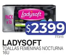 Masivos Ladysoft toallas femeninas nocturna oferta
