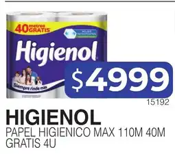 Masivos Higienol papel higienico max oferta