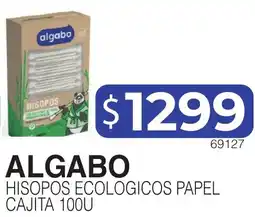 Masivos Algabo hisopos ecologicos papel oferta