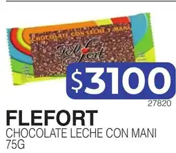 Masivos Flefort chocolate leche con mani oferta