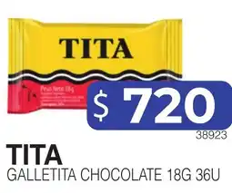 Masivos Tita galletita chocolate oferta