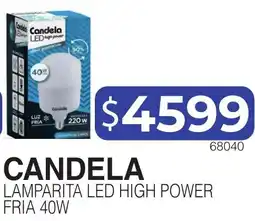 Masivos Candela lamparita led high power fria 40w oferta