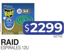 Masivos Raid espirales 12u oferta