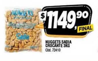 Supermercados Yaguar Nuggets Sadia Crocante 3kg oferta