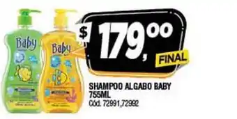 Supermercados Yaguar Baby Shampoo Algabo 755ml oferta
