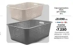 Cooperativa Obrera Caja organizadora maxi oferta