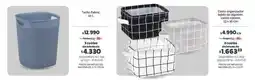 Cooperativa Obrera Cesto organizador de algodón, varios colores oferta