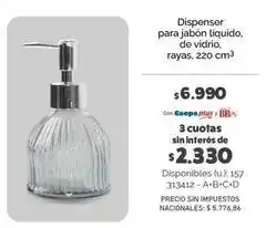 Cooperativa Obrera Dispenser para jabón líquido oferta