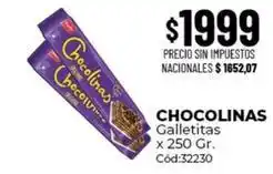 Diarco Chocolinas - chocolinas galletitas x 250 gr. cód:32230 oferta