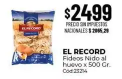 Diarco Nido - fideos al huevo oferta