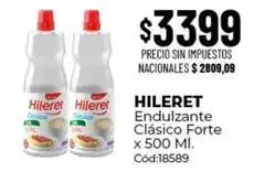 Diarco Hileret - endulzante clásico fuerte x 500 ml. cód:18589 oferta