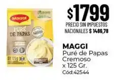 Diarco Maggi - puré de papas cremoso x 125 gr. cód:42544 oferta