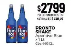 Diarco Pronto - pronto shake aperitivo blue cód:44042 oferta