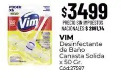 Diarco Vim - desinfectante de baño canasta sólida x 50 gr. cód:27597 oferta