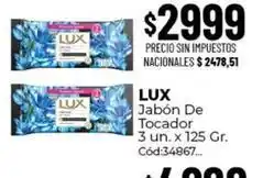 Diarco Lux - jabón de tocador 3 un. x 125 gr. cód:34867 oferta