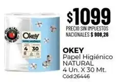 Diarco Okey - papel higiénico natural oferta