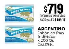Diarco Argentino - jabón en pan individual x 200 gr. cód:5789 oferta