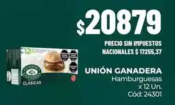 Diarco Unión - hamburguesas x 12 un. cód: 24301 oferta