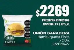 Diarco Amor - hamburguesa finita x 2 un. cód: 28427 oferta