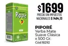 Diarco Pipore - yerba mate suave clásica x 500 gr. cód:18292 oferta