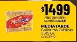 Diarco Galletitas clásicas x 315 gr. cód:33740 oferta