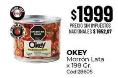 Diarco Okey - morrón lata x 198 gr. cód:28605 oferta