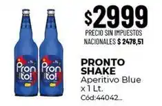 Diarco Pronto - aperitivo blue oferta