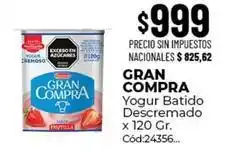Diarco Gran compra - yogur batido descremado x 120 gr. cód:24356 oferta