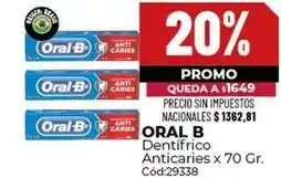 Diarco Oral-b - dent uevofrico anticaries x 70 gr. c uevo338 oferta